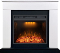 Каминокомплект Royal Flame Bergen 23 CRM (Разборный) с очагом Emerald 23 белый с черным в ДНР