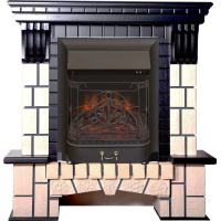 Каминокомплект Interflame Экстер М венге с очагом Majestic FX M Black в ДНР