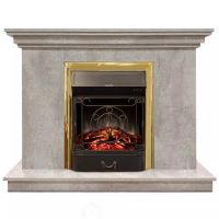 Каминокомплект Хорошие Камины Марс с очагом RealFlame Majestic Lux BR S цемент в ДНР