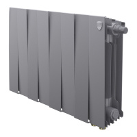 Биметаллический радиатор отопления Royal Thermo PianoForte 300 Серебристый VR80 8 секц. в ДНР