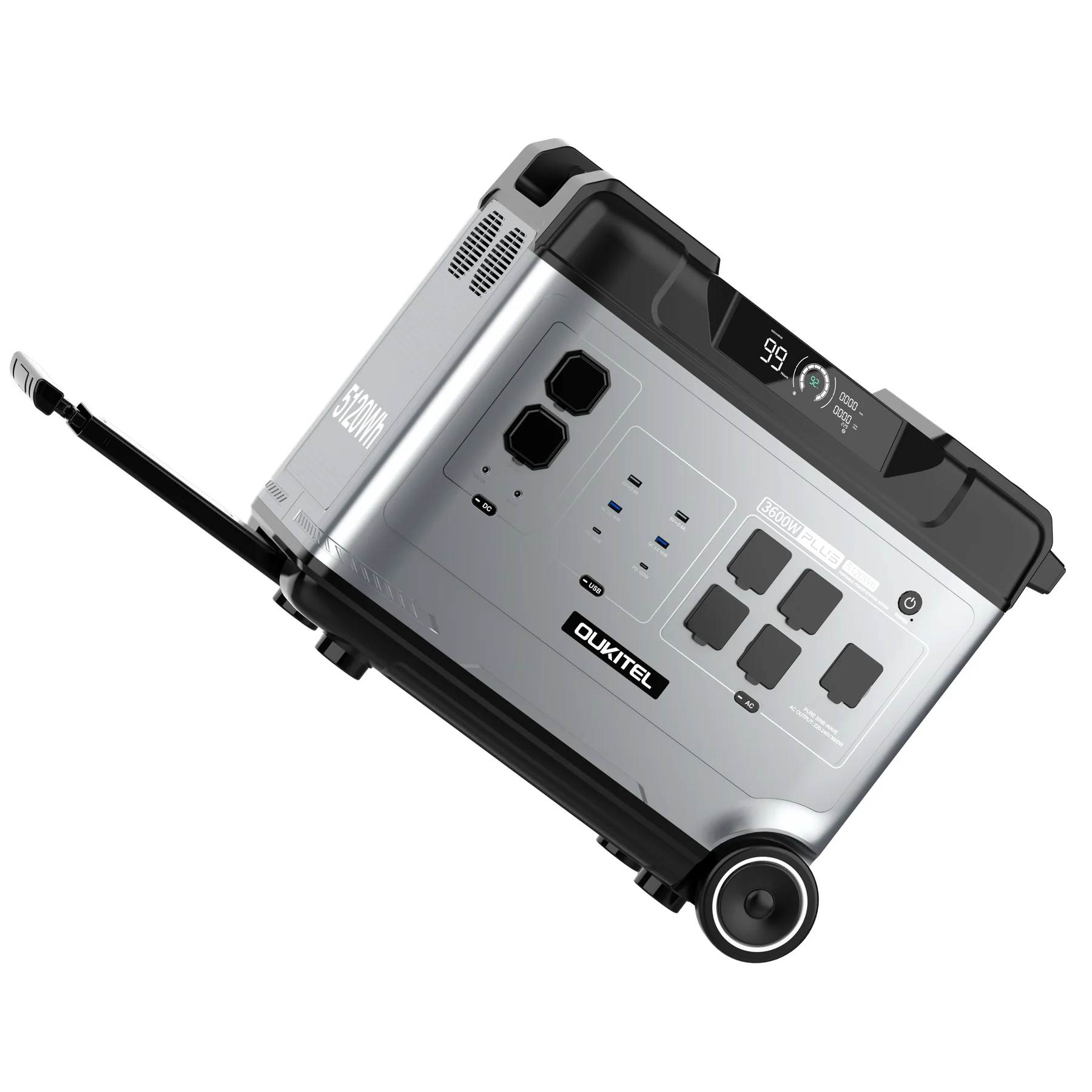Портативная электростанция Oukitel P5000E Plus 3600W / 5120Wh LiFePO4 в ДНР