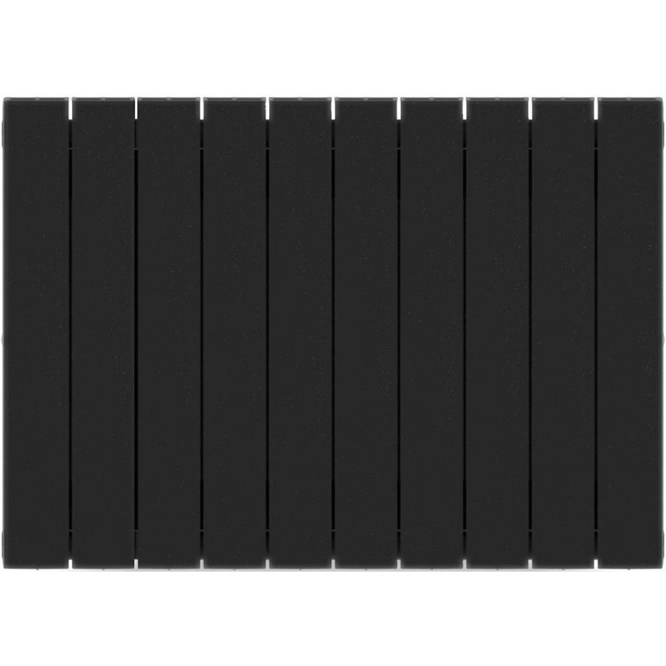 Биметаллический радиатор отопления Rifar Supremo 500 боковое подключение 10 секций антрацит в ДНР