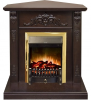 Каминокомплект RealFlame Anita corner STD/EUG AO с очагом Fobos Lux Brass S в ДНР