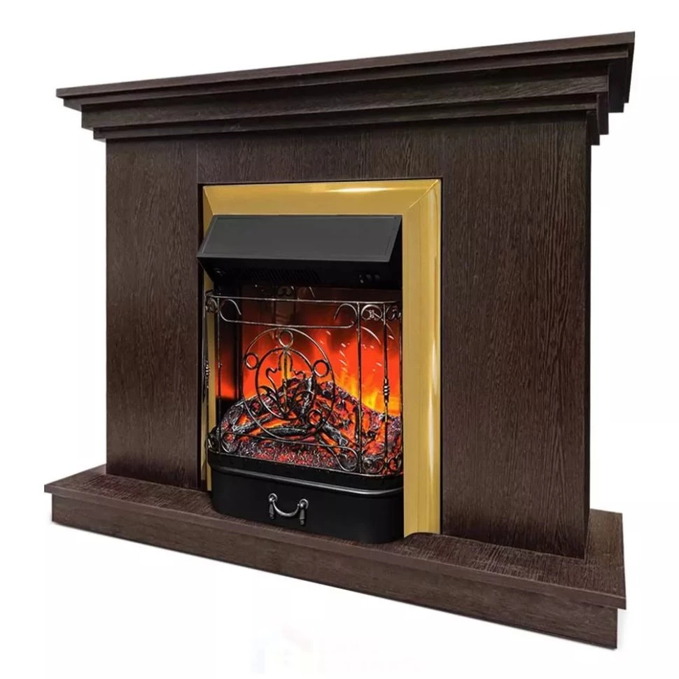 Каминокомплект Хорошие Камины Марс с очагом RealFlame Majestic Lux BR S венге в ДНР