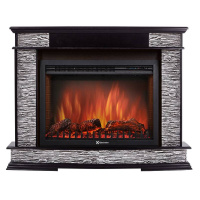 Каминокомплект Firelight Scala 25 с очагом Electrolux EFP/P-2520LS сланец скалистый серый/шпон венге в ДНР