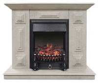 Каминокомплект Хорошие Камины Юпитер с очагом Royal Flame Fobos FX Black цемент в ДНР