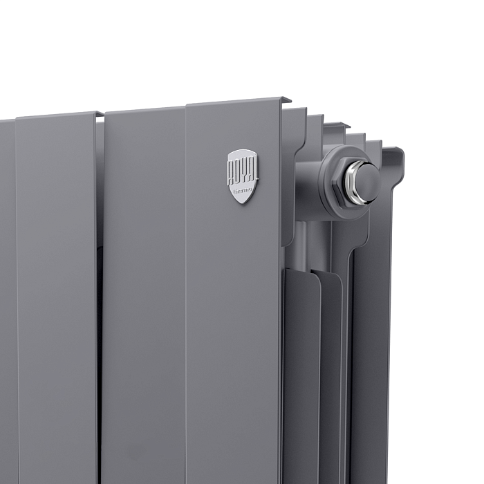 Биметаллический радиатор отопления Royal Thermo PianoForte 300 серебристый 12 секций в ДНР