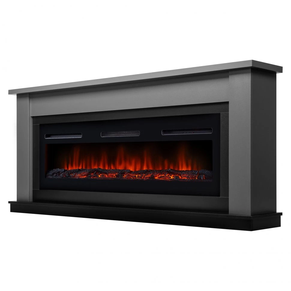 Каминокомплект Firelight Canto Long с очагом Electrolux Infinity EFP/P-1600ULS графит/черный в ДНР