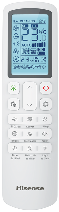 Напольно-потолочная сплит-система Hisense AKT-12UR4RK8/AUW-12U4RS8 Heavy DC Inverter R32 Wi-Fi в ДНР