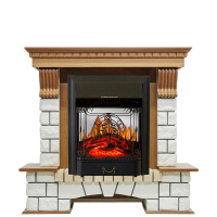 Каминокомплект Royal Flame Pierre Luxe с очагом Majestic FX M Black в ДНР
