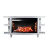 Каминокомплект Interflame Лонг с очагом Panoramic 33W LED FX белый в ДНР