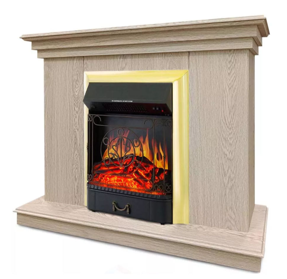 Каминокомплект Хорошие Камины Марс с очагом Royal Flame Majestic FX Brass сосна в ДНР
