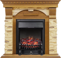 Каминокомплект Royal Flame Dublin с очагом Fobos FX Black в ДНР