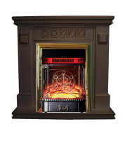 Каминокомплект Interflame Остин с очагом Majestic FX M Brass темный дуб в ДНР