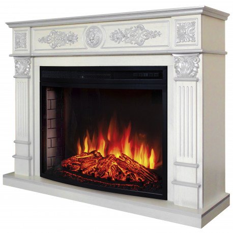 Каминокомплект RealFlame Leonardo 33 WT с очагом FireSpace 33 SIR в ДНР