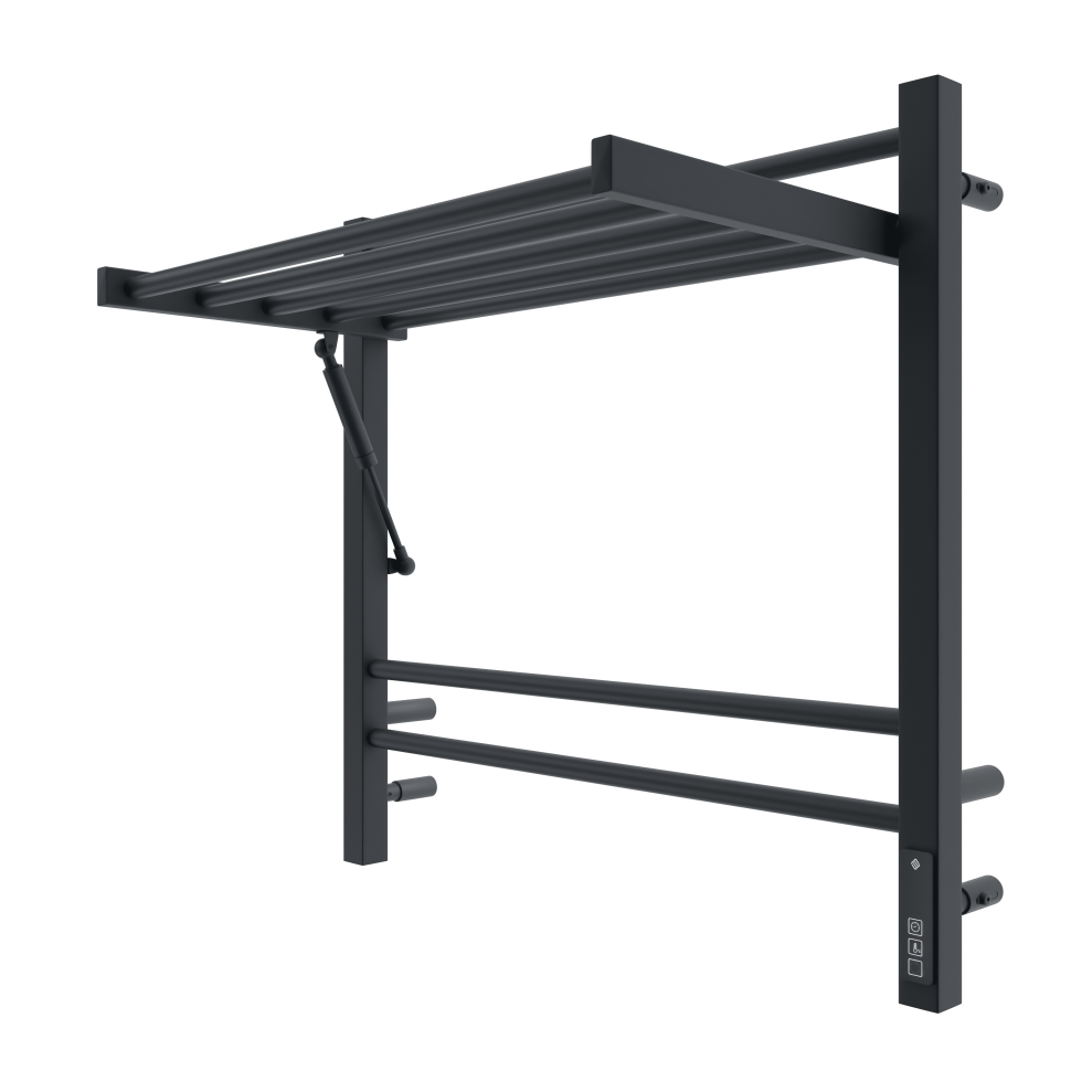 Электрический полотенцесушитель Terminus Горизонт П8 600х600 КС sensor quick touch (черный муар) в ДНР