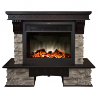 Каминокомплект RealFlame Rockland 26 с очагом MoonBlaze LUX Black/Brass в ДНР
