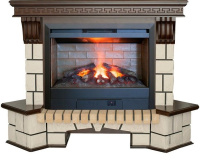 Каминокомплект RealFlame Stone new 26/HL AO (DN) с очагом 3D Helios в ДНР