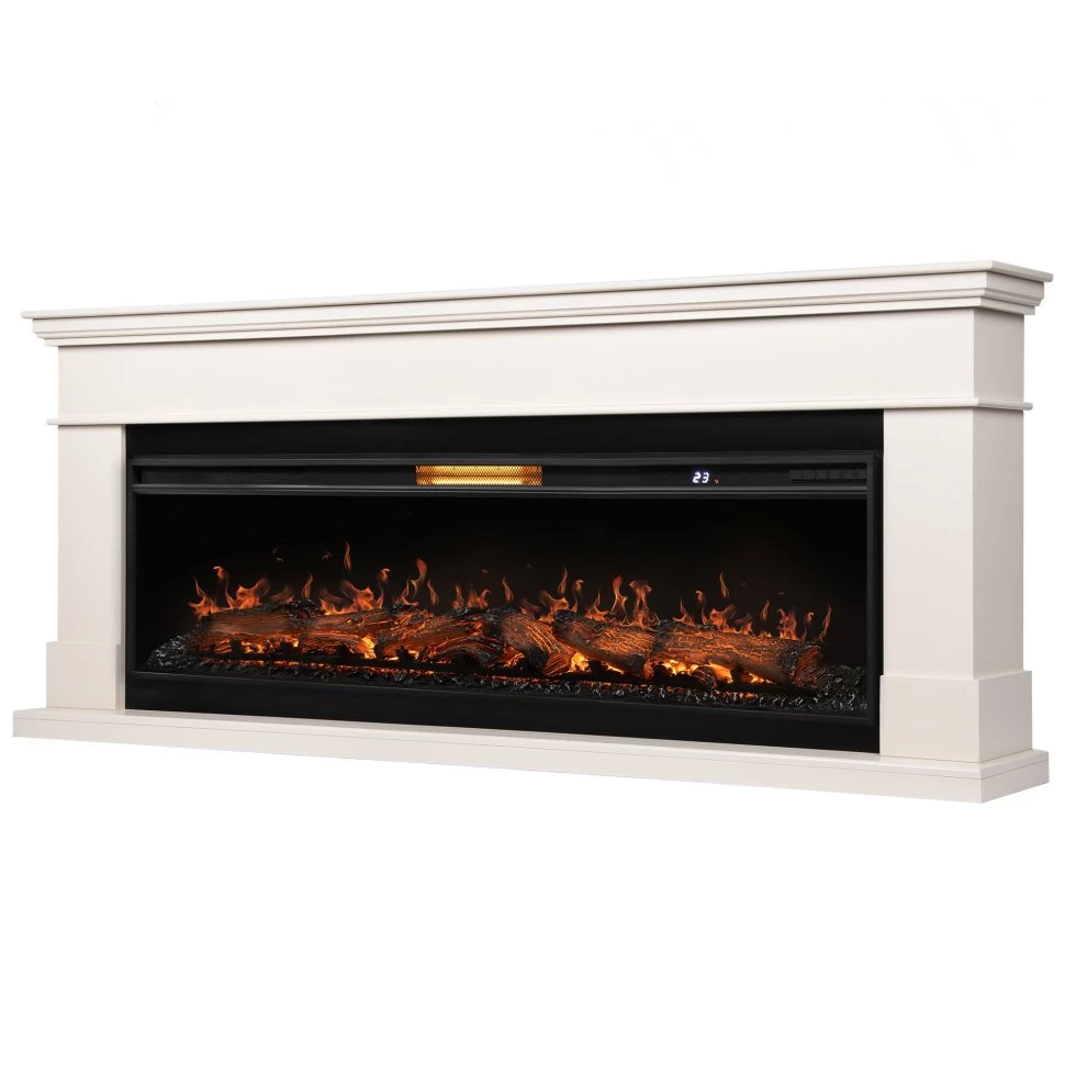 Каминокомплект Royal Thermo Aurora RTFP/P-AR60LS + портал Firelight California 60 IV молочный в ДНР