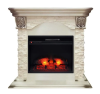 Каминокомплект RealFlame Dublin LUX STD/EUG/24 WT с очагом Eridan 24 в ДНР