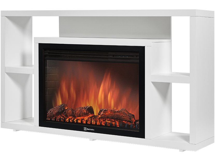 Каминокомплект Firelight Multimedia 30 с очагом Electrolux EFP/P-3020LS белый в ДНР