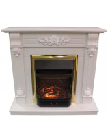 Каминокомплект RealFlame Ottawa STD/EUG WT с очагом Majestic Lux Brass S в ДНР