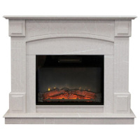 Каминокомплект RealFlame Carolina 25.5/24 WT F714 с очагом Kendal 24 в ДНР