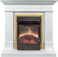 Каминокомплект Royal Flame California STD SFT с очагом Majestic FX M Brass белый (разборный) в ДНР