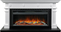 Каминокомплект Royal Flame Carlyle с очагом Vision 42 LOG LED белый с черным в ДНР