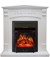 Каминокомплект Royal Flame Sorrento угловой c очагом Majestic FX Black в ДНР