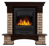 Каминокомплект Firelight Forte Wood Classic с очагом Electrolux EFP/P-1020LS камень темный/шпон венге в ДНР