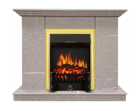Каминокомплект Хорошие Камины Марс с очагом Royal Flame Fobos FX Brass цемент в ДНР