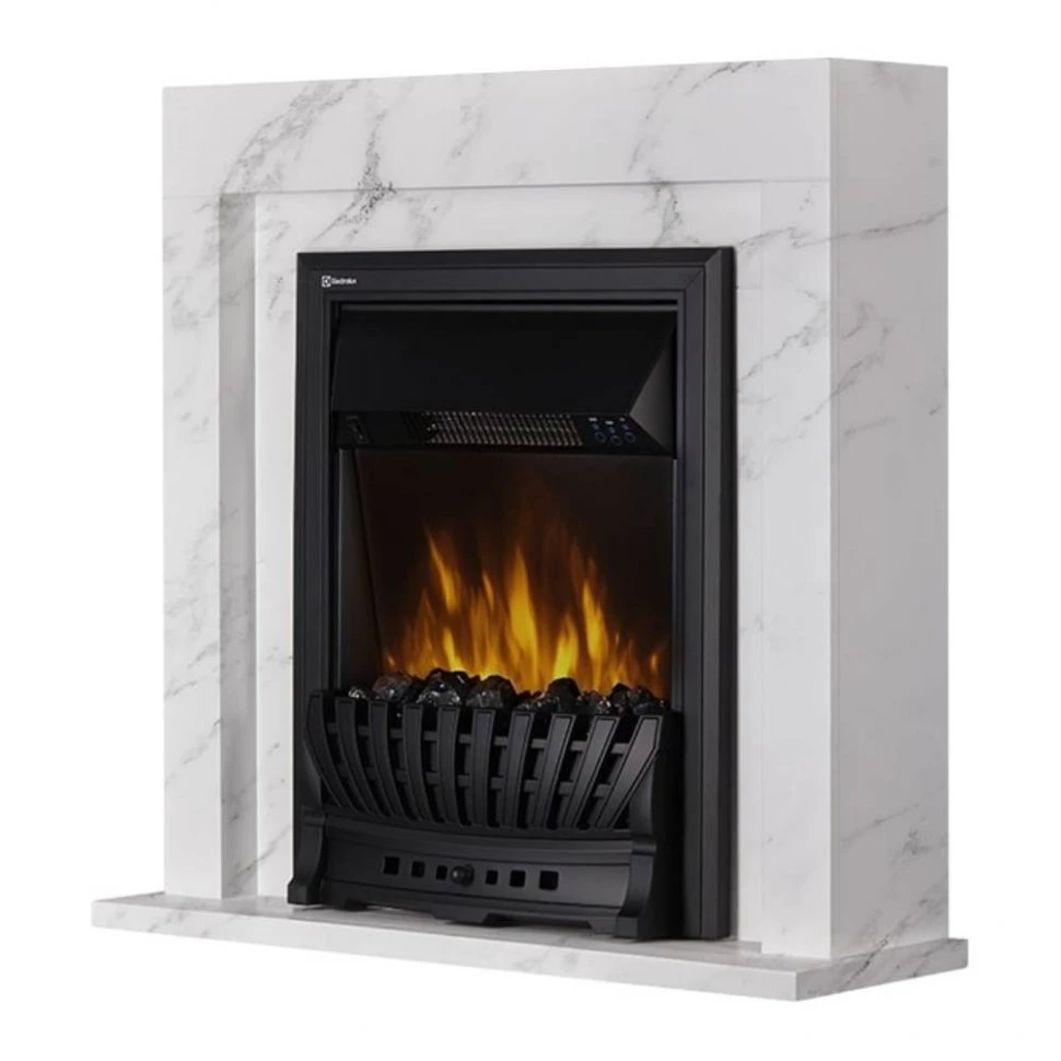Каминокомплект Firelight Simple Classic с очагом Electrolux Classic EFP/P-1020LS белый мрамор в ДНР