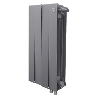 Биметаллический радиатор отопления Royal Thermo PianoForte 500 VDR80 4 секции Silver Satin