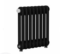 Стальной трубчатый радиатор Rifar Tubog 2057/12 нижнее подключение DV2 антрацит в ДНР