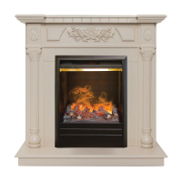 Электрокамин RealFlame Dacota WT белый дуб с очагом 3D Olympic Электрокамин RealFlame Dacota WT белый дуб с очагом 3D Olympic