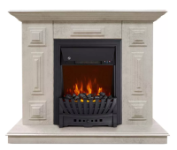 Каминокомплект Хорошие Камины Юпитер с очагом Royal Flame Aspen Black цемент в ДНР