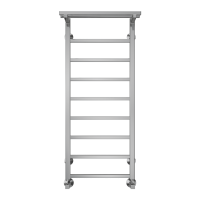 Водяной полотенцесушитель Terminus Контур П9 400х1000 с полкой