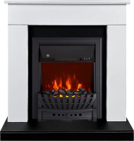Каминокомплект Royal Flame Bergen c очагом Aspen Black черно-белый в ДНР