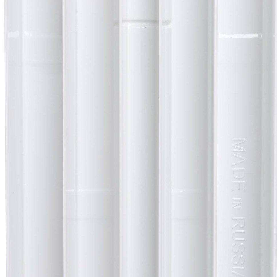 Биметаллический радиатор отопления Rifar Monolit 350 боковое подключение 8 секций белый RAL 9016 в ДНР