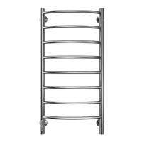 Электрический полотенцесушитель Terminus Классик П8 400х850 quick touch слева