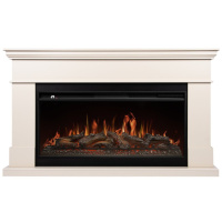 Каминокомплект Royal Thermo Aurora RTFP/P-AR40LS + портал Firelight California 42/40/36 кремовый в ДНР