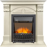 Каминокомплект Royal Flame Dublin RUSTIC (Разборный) с очагом Aspen слоновая кость в ДНР