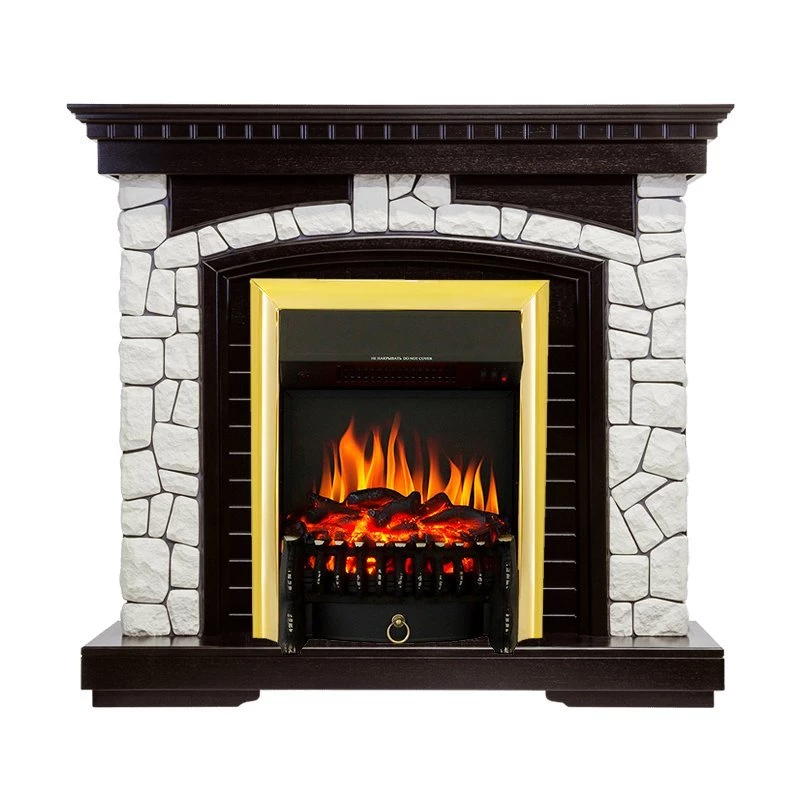 Каминокомплект Royal Flame Glasgow с очагом Fobos FX Brass в ДНР