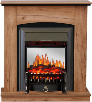 Каминокомплект Royal Flame Barcelona Дуб табачный c очагом Fobos FX M Black в ДНР