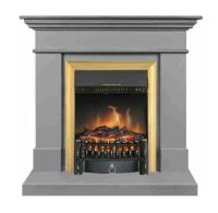 Каминокомплект Royal Flame California STD CRM (Разборный) с очагом Fobos FX Brass санд грей в ДНР