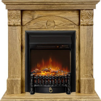 Каминокомплект Royal Flame Dublin RUSTIC (Разборный) с очагом Fobos FX M Black RC дуб натуральный в ДНР