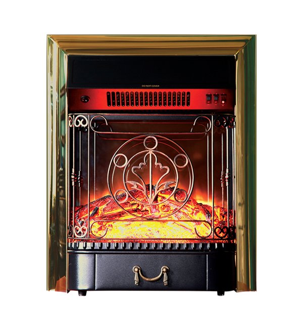 Каминокомплект Interflame Диксон с очагом Majestic FX M Brass в ДНР
