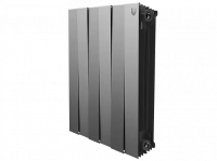 Биметаллический радиатор отопления Royal Thermo PianoForte 500 4 секции Silver Satin Биметаллический радиатор отопления Royal Thermo PianoForte 500 4 секции Silver Satin