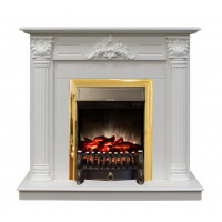 Каминокомплект RealFlame Stefania с очагом Fobos Lux S Brass в ДНР